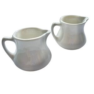 Vintage Buffalo China Creamer Set EUC